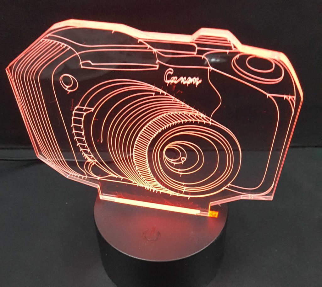 Đèn ngủ 3D hình máy ảnh