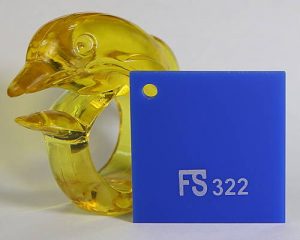 FS 322: Mica màu xanh dương lợt